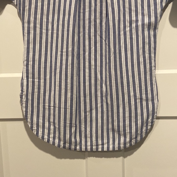 Boys, free assembly xSmall 4–5 button-down blue and white striped multi pattern - Picture 9 of 9